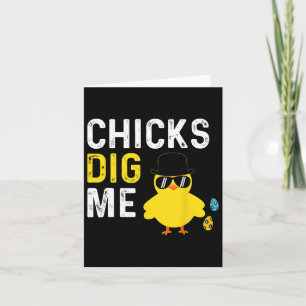 Chicks Dig Me Happy Ostereier Jagd Kinder Jungen S Karte