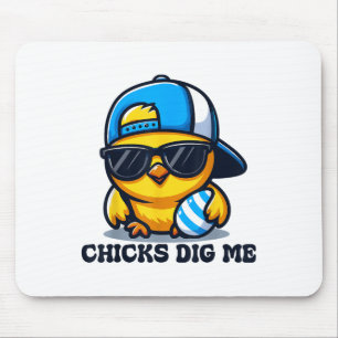 Chicks Dig Me Osterfest Für Kleinkinder Ostern Mousepad