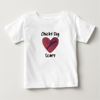Chicks Dig Ncars Baby T-shirt