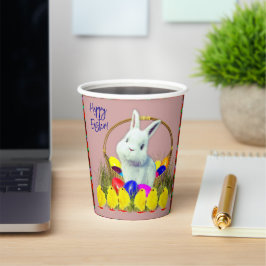 Chicks Happy Oaster Bunny Paper Cups Pappbecher