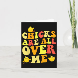 Chicks sind überall in mir zu Ostern Spaß Baby Karte