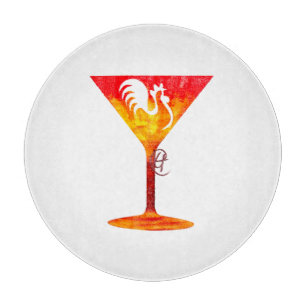 Chicktini Martini Art Schneidebrett