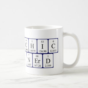 ChicNerd phrase de tableau périodique mug