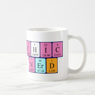ChicNerd phrase de tableau périodique mug