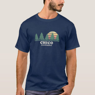 Chico CA Vintag Throwback T-Shirt Retro 70er Desig
