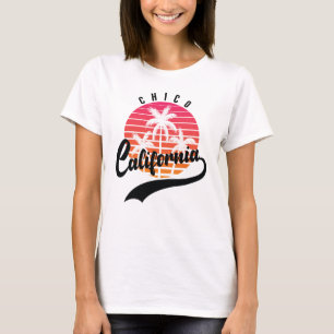 Chico, California Retro Sunset Women's T - Shirt