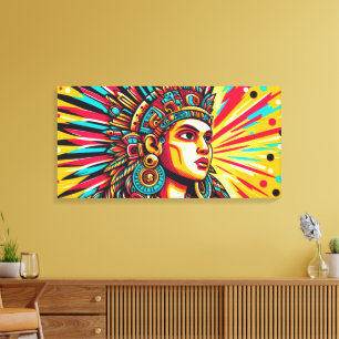 Chicomecōtl 7 leinwanddruck