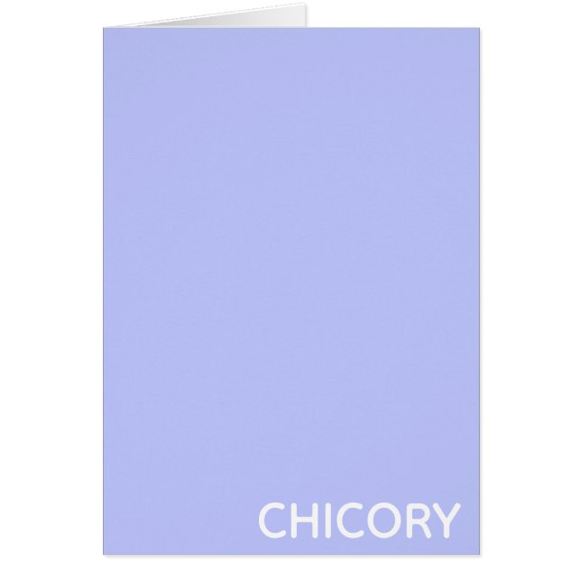 Chicorée Nom de couleur bleu Fleur (Devant)
