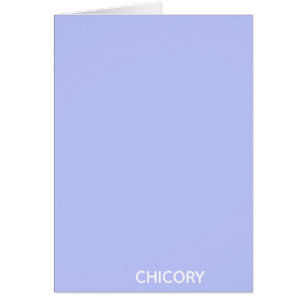Chicorée Nom de couleur bleu Fleur