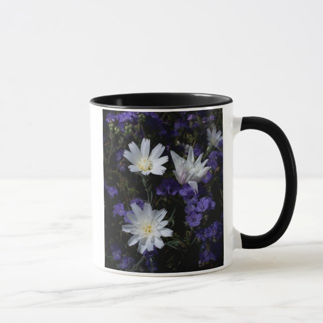 Chicorée und Phacelia-Wildblumen Tasse (Rechts)