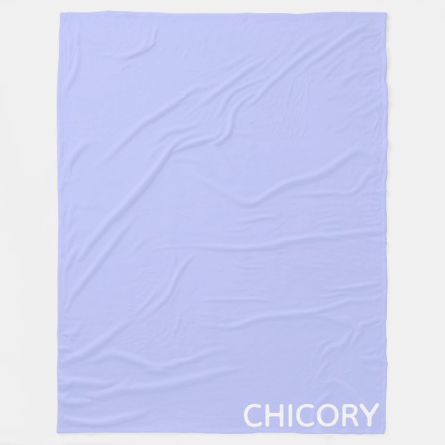 Chicoroer Blume Fleecedecke (Vorderseite)