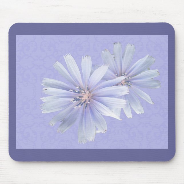 Chicoroer Wildblume Mousepad (Vorne)