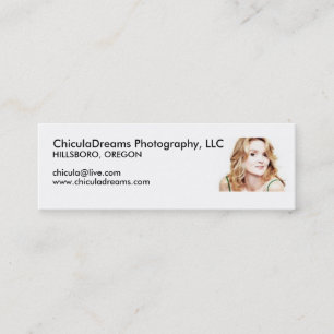 ChiculaDreams Fotografie Mini Visitenkarte