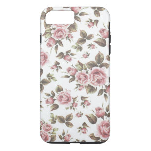ChicVintage Pastellrosabraun-Rosen-Blumen Case-Mate iPhone Hülle