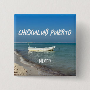 Chicxulub Puerto, Mexiko - Square Button