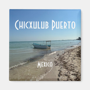 Chicxulub Puerto, Mexiko - Square Magnet