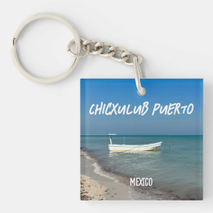 Chicxulub Puerto, Mexique - Porte - clé acrylique