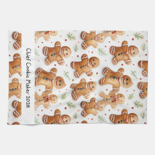Chief Cookie Maker Gingerbread Geschirrtuch