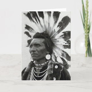 Chief Eagle, Salish Indian Karte