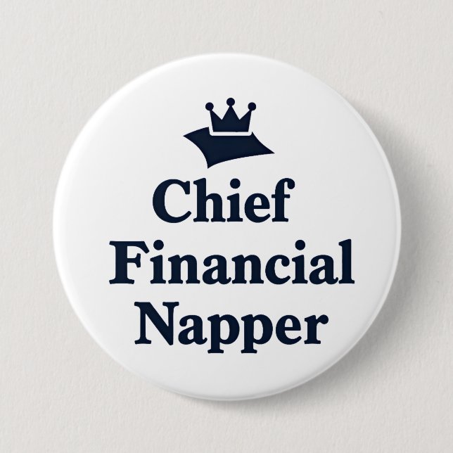 Chief Financial Napper  Button (Vorderseite)