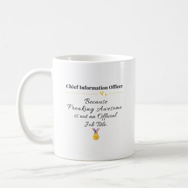 Chief Information Officer Kaffeetasse (Links)