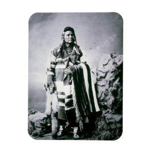Chief Joseph (1840-1904) c.1880 (b/w Foto) Magnet