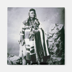 Chief Joseph (1840-1904) c.1880 (b/w Foto) Magnet