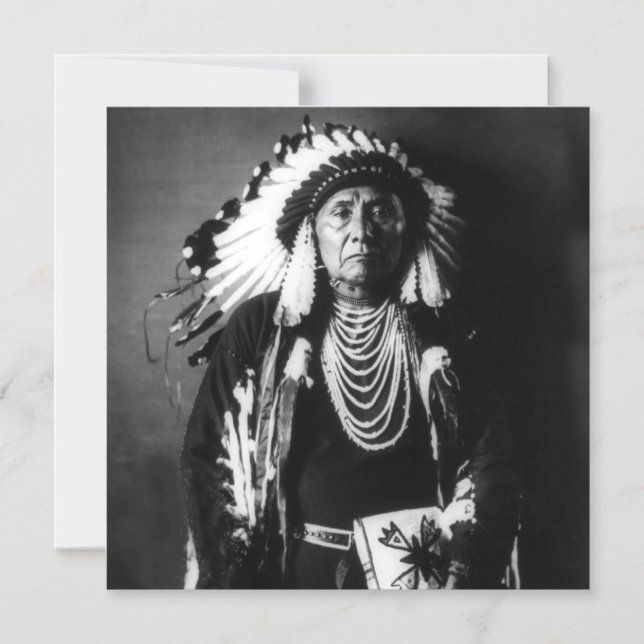 Chief Joseph Magneteinladung (Vorderseite)