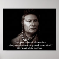 Chief Joseph, The Nez Perce Amerikanische Ureinwoh