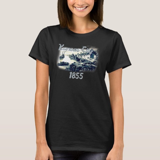 Chief Kansas City 1855 Historic Gillis House Kcmo T-Shirt (Vorderseite)
