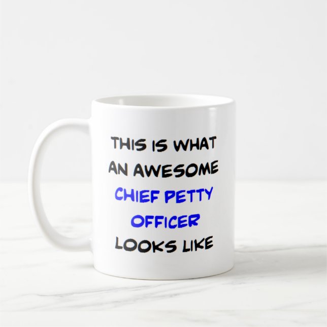 Chief Petty Officer, phantastisch Kaffeetasse (Links)