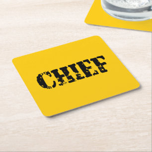 CHIEF RECHTECKIGER PAPPUNTERSETZER