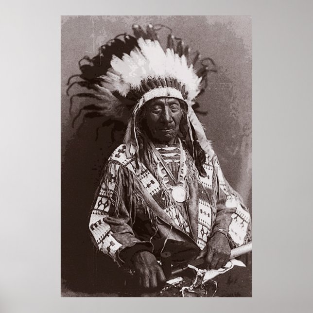 Chief Red Cloud Print Poster (Vorne)