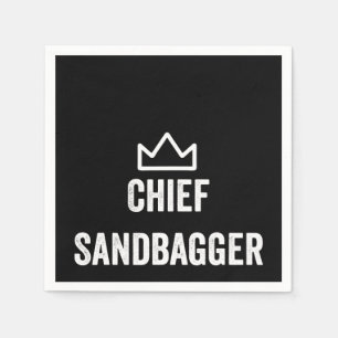 Chief Sandbagger Golf Meme Bjj Schach Sandbag Serviette