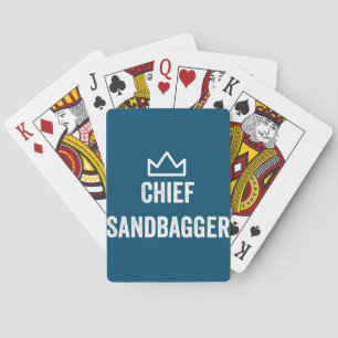 Chief Sandbagger Golf Meme Bjj Schach Sandbag Spielkarten