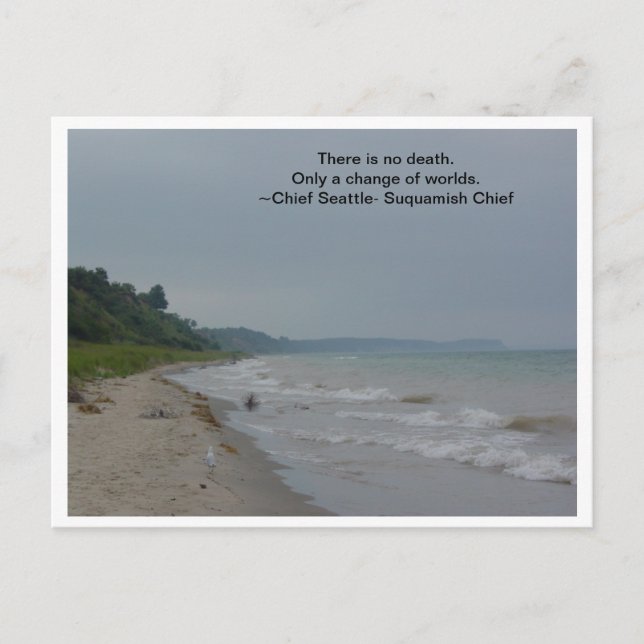 ~Chief Seattle~ Postkarte (Vorderseite)