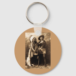 Chief Sitting Bull and Buffalo Bill 1895 Schlüsselanhänger