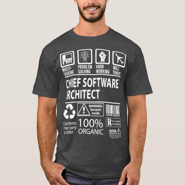 Chief Software Architect Chief Software    TJob T-Shirt (Vorderseite)