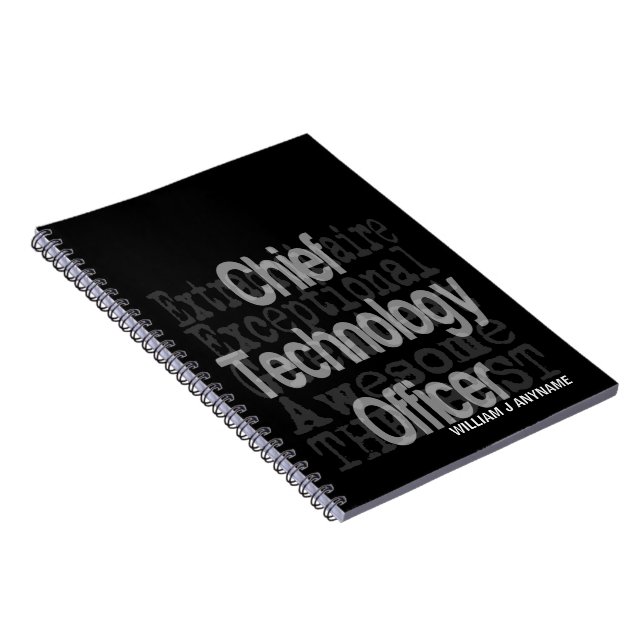 Chief Technology Officer Extraordinator CUSTOM Notizblock (Rechte Seite)