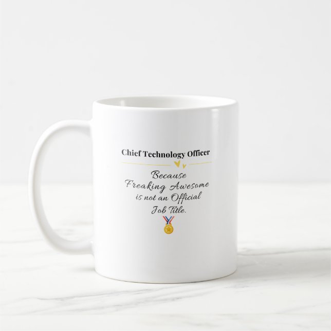 Chief Technology Officer Kaffeetasse (Links)
