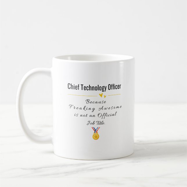 Chief Technology Officer Kaffeetasse (Links)
