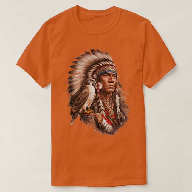 Chief with Falcon T-Shirt (Design vorne)
