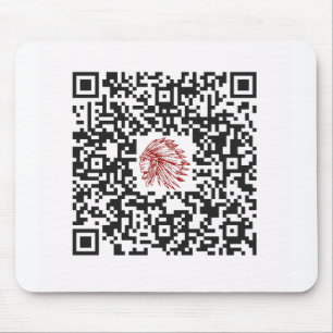 Chiefs Custom Mouse Pad mit QR Code Mousepad