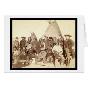 Chiefs indiens et officiels américains SD 1891