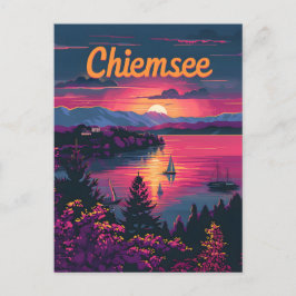 Chiemsee Deutschland Bayern Postkarte