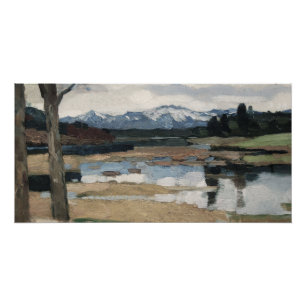 Chiemsee Leo Putz Landschaftsbild Poster