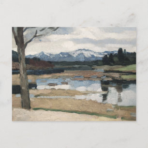 Chiemsee Leo Putz Landschaftsbild Postkarte