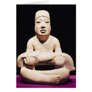 Chien à pattes croisées tenant un bébé, Olmec