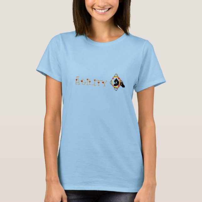 Chien Agility Schnauzer Tshirt (Devant)