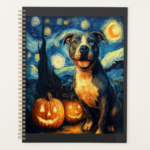 Chien American Staffordshire Terrier Halloween mig